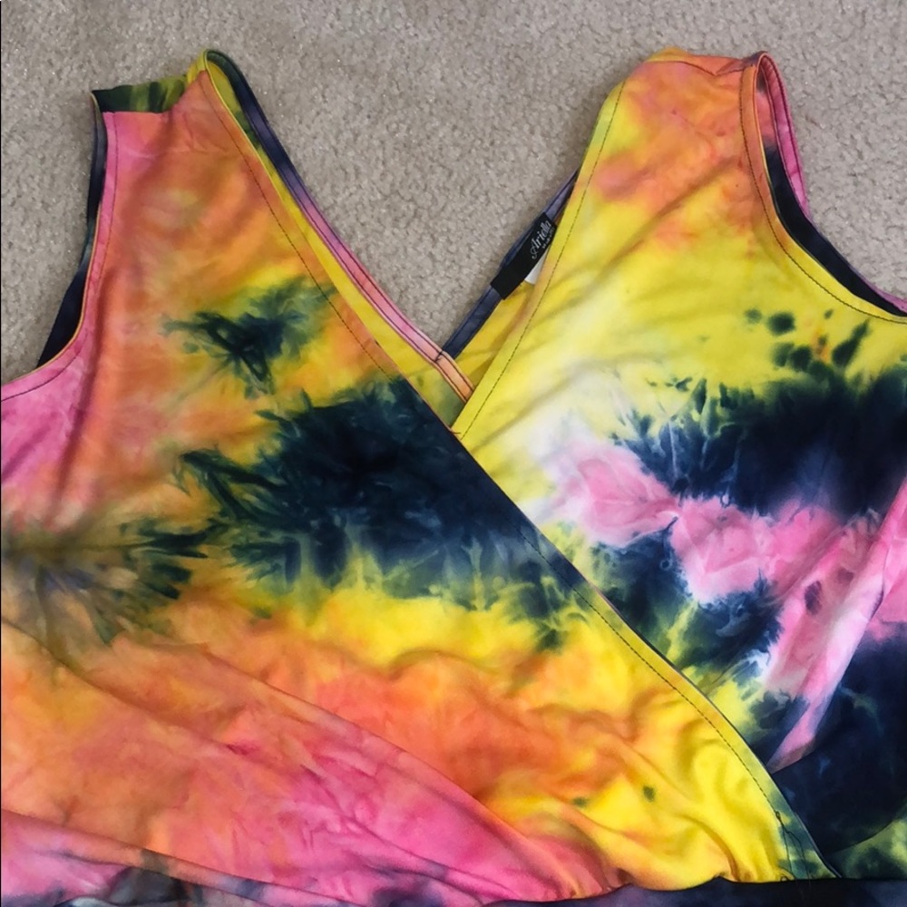 brand new worn once tie dye top